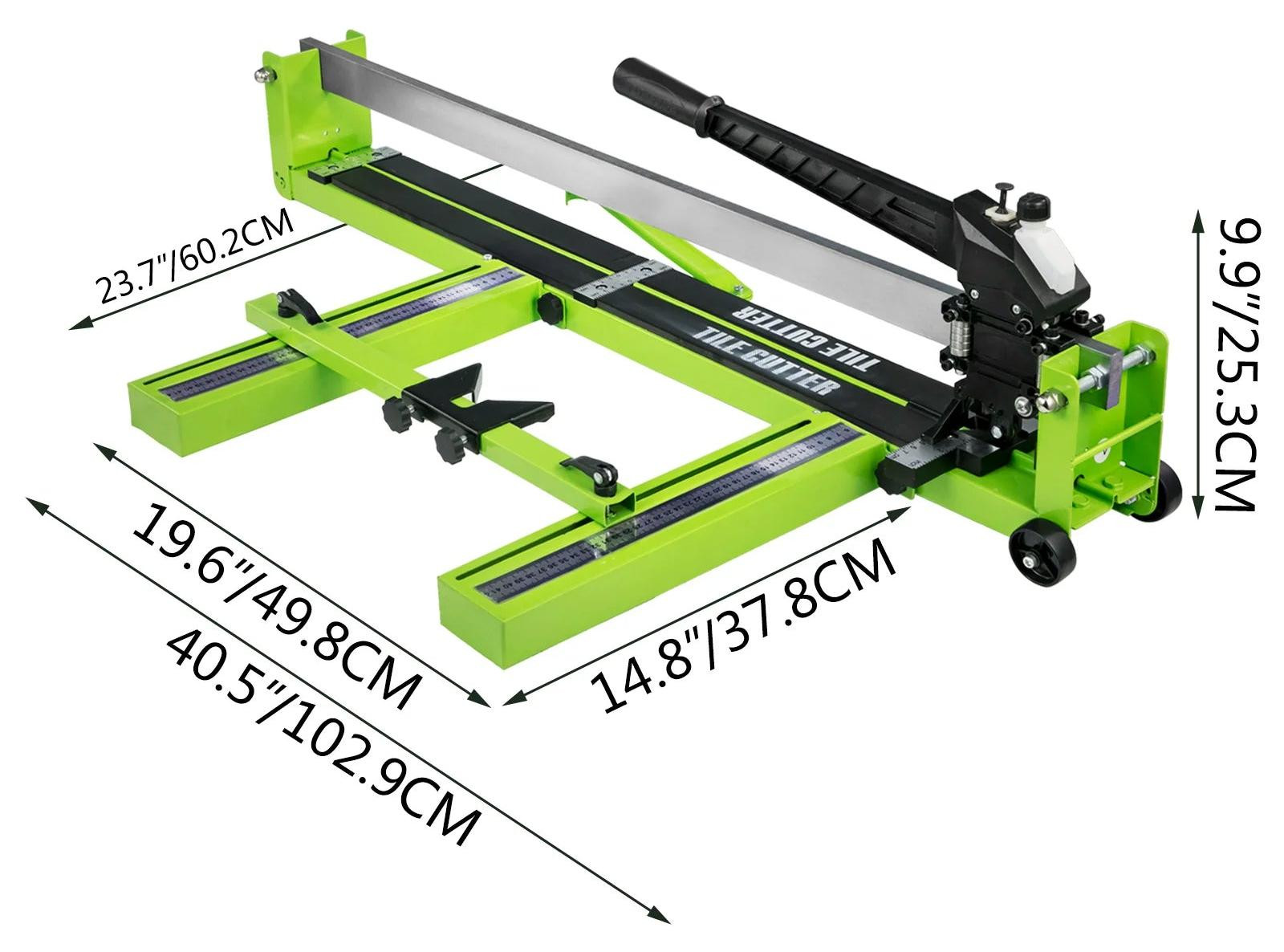 Selius Tegelsnijmachine met infrarood laserpositionering, 800 mm