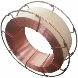 Dedra, Schweissgerät Zubehör, Geschweisster Draht. Kupferbeschichteter Stahldraht 0,8 mm, 15 kg Spulenstahl