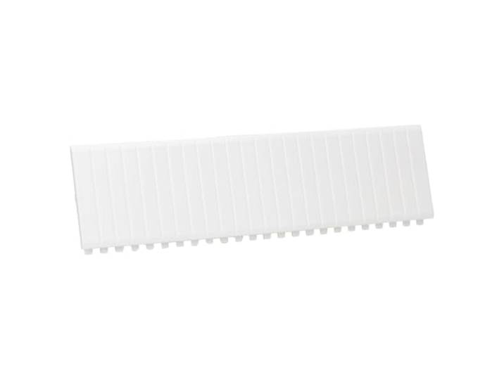 Blindstrepen zuiver wit RAL9010, lengte 219 mm