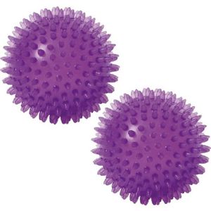 Togu Igelball Noppenball Set, Ø 8cm, amethyst, 2 Stück