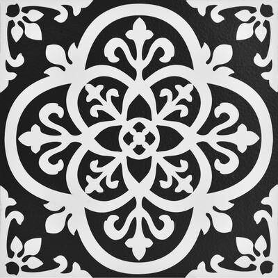 FloorPops Gothic Peel & Stick Floor Tiles