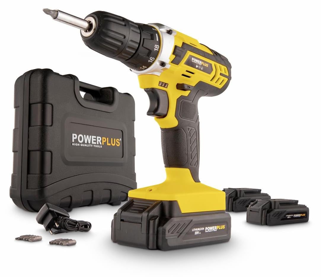 POWER plus Accuboormachine en schroefmachine POWX00501 - 20V