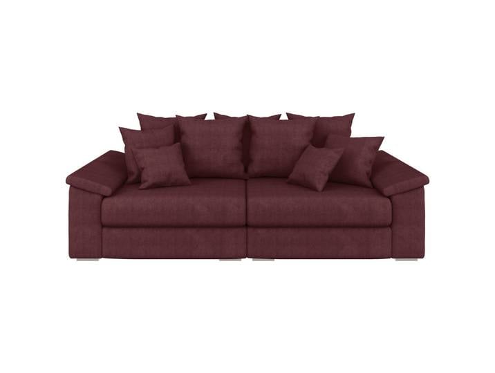 Mid.you Bigsofa Termini, Bordeaux, Holz, 260x98x123 cm, Wohnzimmer, Sofas & Couches, Sofas, Bigsofas