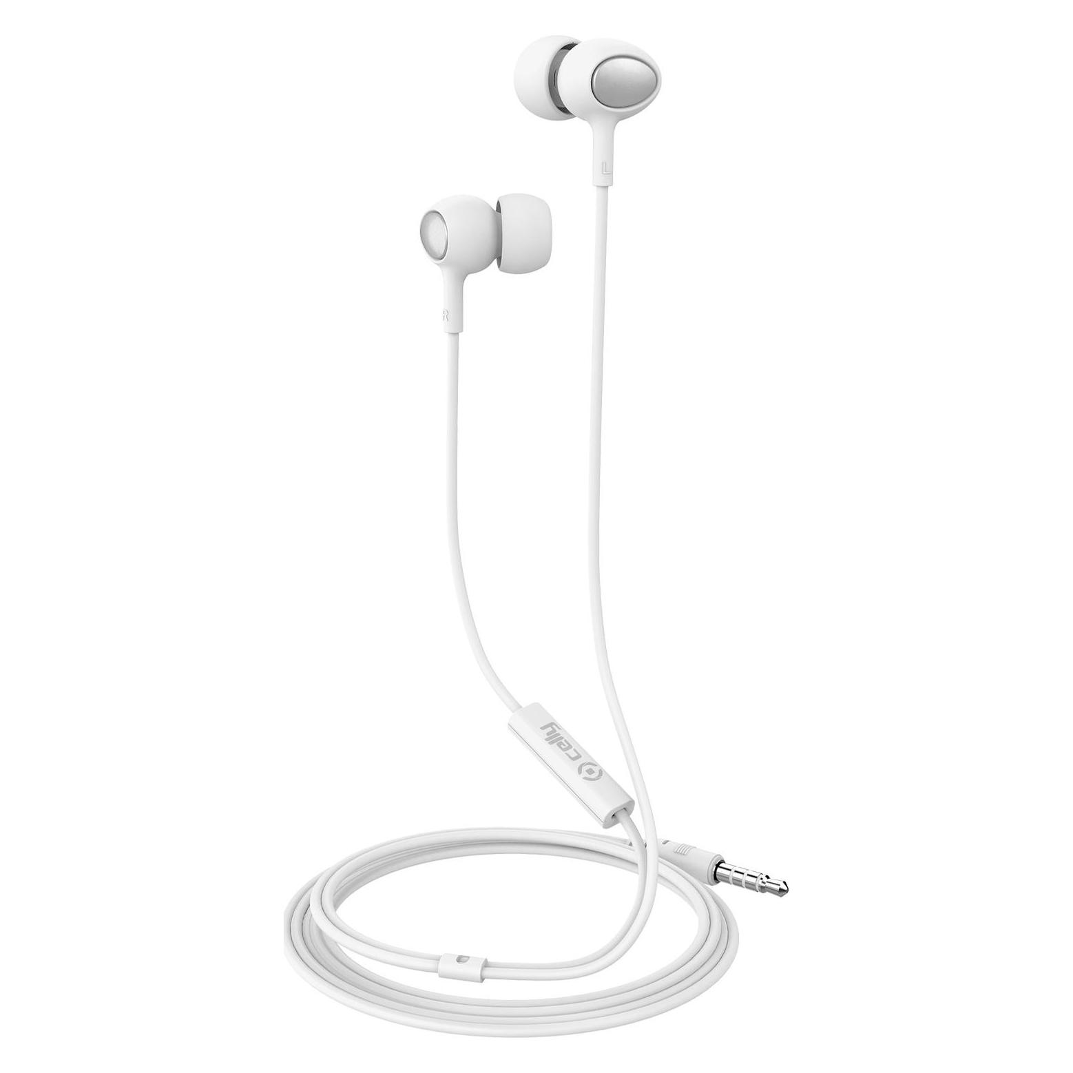 Celly Earphones (Keine Geräuschunterdrückung, Kabelgebunden) (UP500WH)