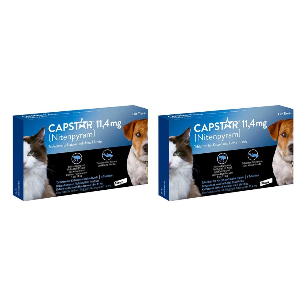 Elanco Deutschland GmbH Capstar 11,4 mg für Katzen und kleine Hunde Tabletten 08102639
