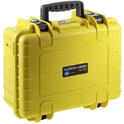 B+W Outdoor Case Type 4000 mit Facheinteilung (Fotokoffer, 17 l), Kameratasche, Gelb