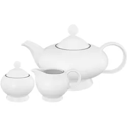 Seltmann, Teekanne, Lido Black Line Teekannen-Set (1.25 l)