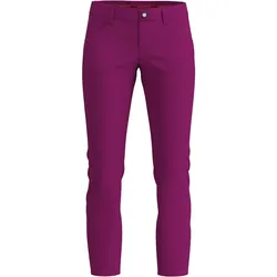 Alberto Hose Mona - Summer Jersey, 7/8 Länge, aubergine