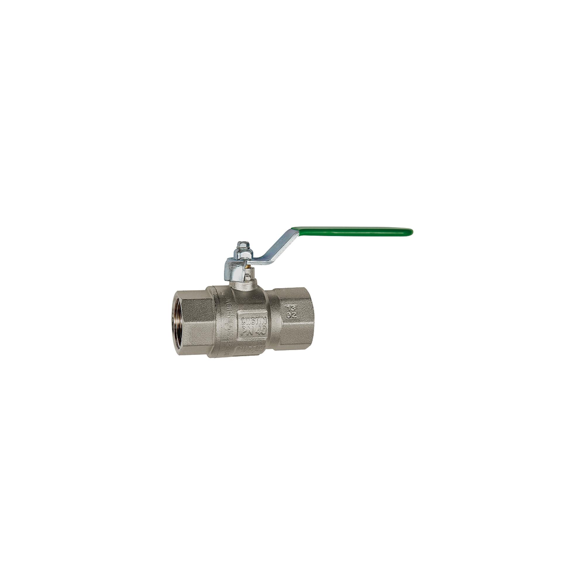 Riegler Trinkwasser-Kugelhahn, Handhebel, IG/IG, MS verchromt, Rp 1/4 (3350.701)