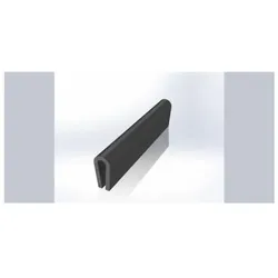 RS PRO, Türöffner + Türschliesser, EPDM Edge Protector 13mm x 6mm (Indoor, Outdoor)