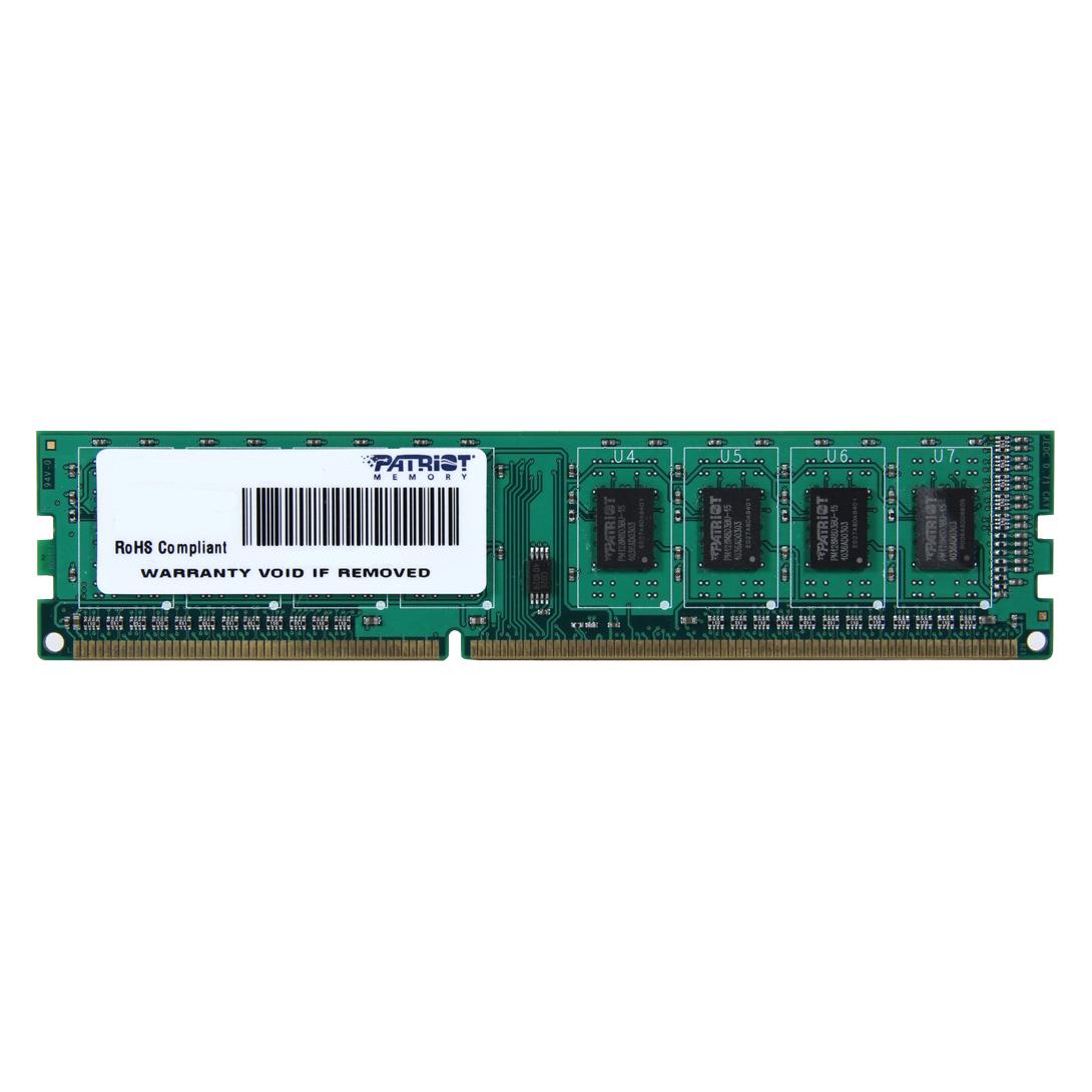 Patriot PC3-12800 Speichermodul GB DDR3 (1 x 4GB, 1600 MHz, DDR3-RAM, DIMM) (PSD34G160081H)