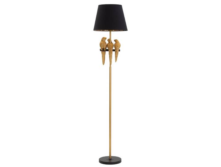 Lampadaire en métal doré avec perroquets ø cm 37x164,5