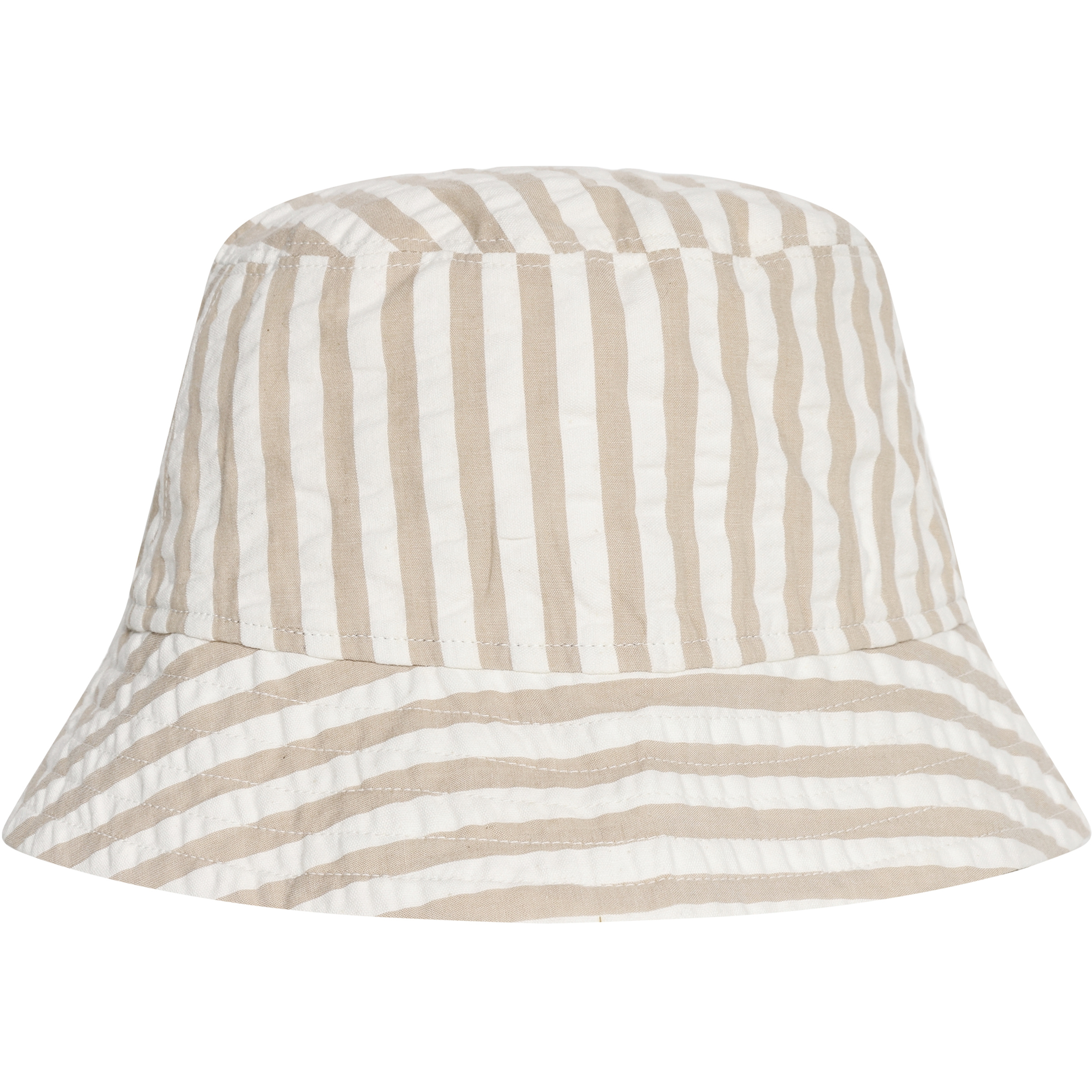 KnowledgeCotton Apparel Seersucker Stripe Bucket Hut Hüte weiss Größe L Lifestyle Hautfreundlich