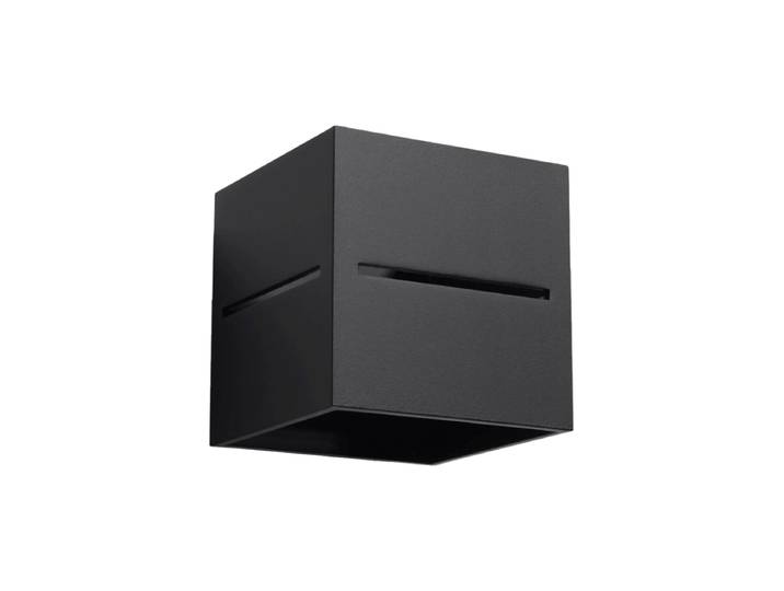 Design Wandlampe „Lobo“ Schwarz Sollux Lighting