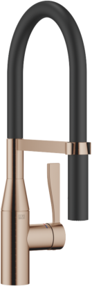 Dornbracht Sync Profi Küchenarmatur 33865895-42 Griffhebel rechts, Ausladung 200mm, Bronze gebürstet