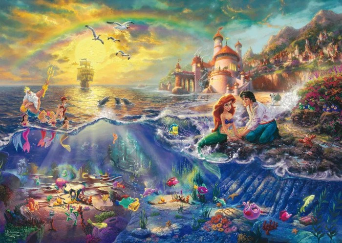 Schmidt Spiele Puzzle Thomas Kinkade: Disney Arielle