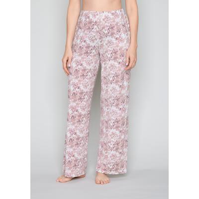 Pyjamahose JOOP, Damen, Gr. 38, N-Gr, lilablau, Jersey, Obermaterial: 100% Baumwolle, lang, Hosen Pyjamahose