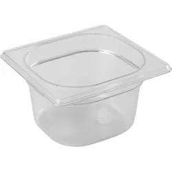PUJADAS GN-Behälter 1/6 Polycarbonat, Tiefe: 100 mm, Inhalt: 1,40 Liter
