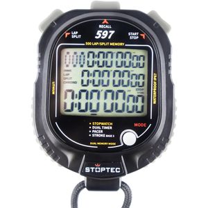 Stoptec Stoppuhr 597, digital, für Sport, Industrie, wasserdicht