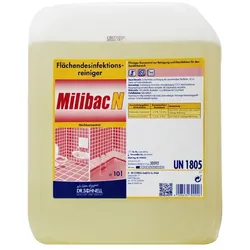 Dr. Schnell MILIBAC N 10 L Flächendesinfektion Flächendesinfektionsmittel und Kalklöser für Sanitärbereiche