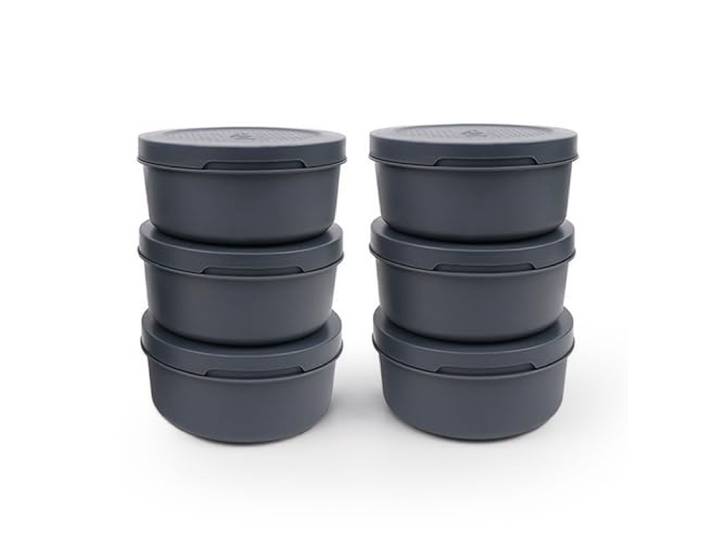 ZiiPa Pizzadeeg doos - ø 16 cm / 250 gram - Leisteen - 6 stuks