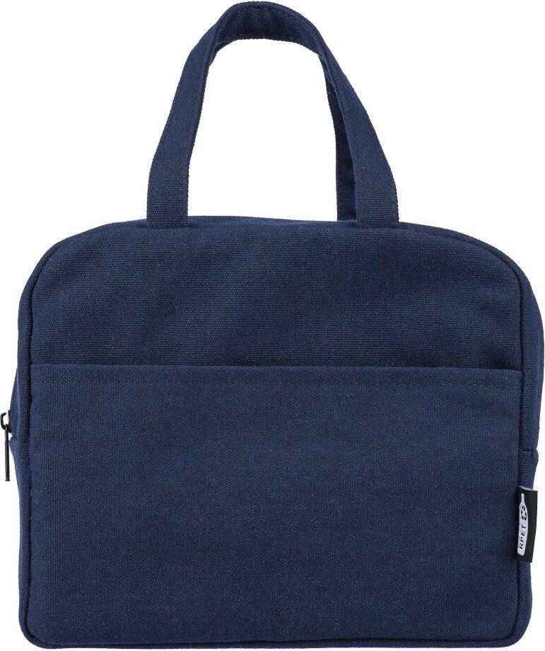 Sac isotherme en polycoton recyclé Elowen bleu