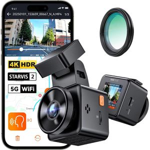 Vantrue Dashcam E1 Pro, Auto, 4K Weitwinkel-Kamera 158°, WLAN & GPS