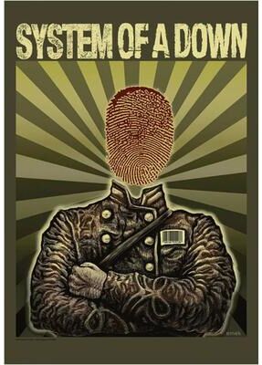 Inspired Finds System Of A Down Canvas Poster Set Heavy Metal Album Wall Art Decor soldier Artwork Poster 7.87x11.81in Unframed