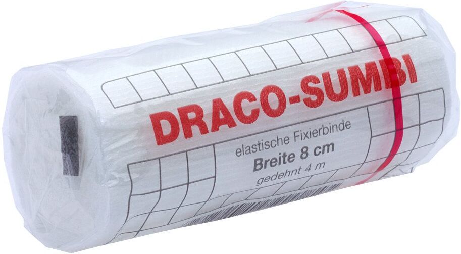 Dracosumbi Fixierbinde 8 cmx4 m weiss