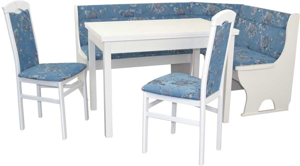 Pharao24.de Essgruppe in modernem Design Blumen Motiv (vierteilig)