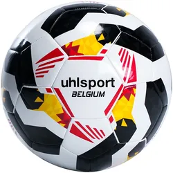 uhlsport Nation Belgien Fußball Freizeitball WM 2026 Kinder schwarz/weiß/rot