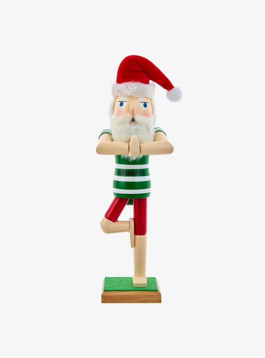 Kurt Adler Yoga Kerstman Notenkraker, Meerkleurig