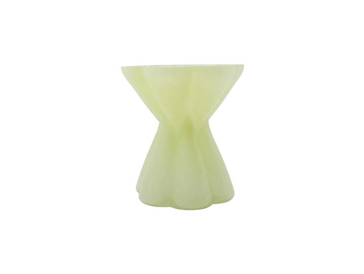 Vase H21,5 cm Verre Jaune Say
