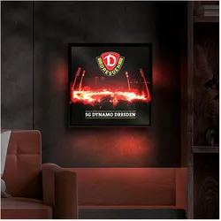 FanPunkt, Bilderrahmen, LED-Rahmenbezug