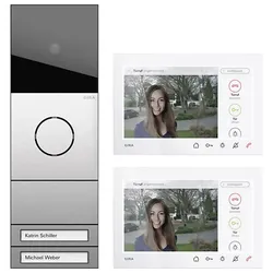 Gira Wohnungsstation ZFH-Paket Video AP7 edelstahl 2432920