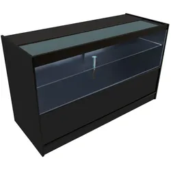 C1500 LED-Ladentheke – Schwarz