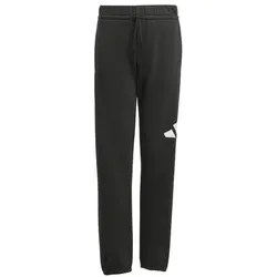 adidas Essentials lange Hose Kinder - black/white - 128