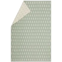 David Fussenegger Wohndecke Plaid Carla 'Tannen' 135 x 200 cm Glasgrün
