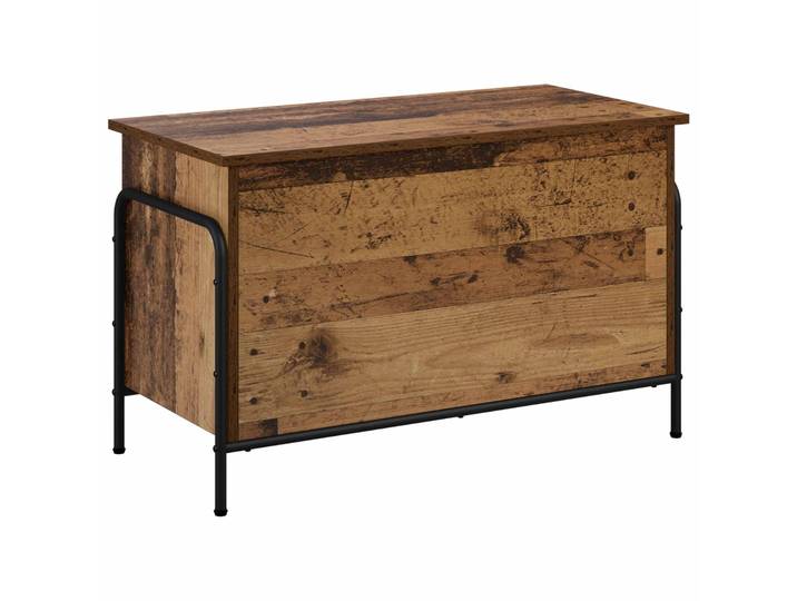 Vidaxl Storage Box Old Wood 80 X 40 X 49.5 Cm Engineered Wood