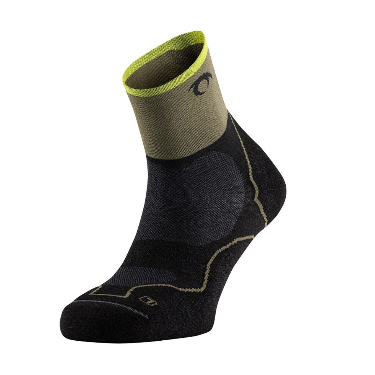 Meias Lurbel Desafio Four Preto Verde, Tamanho S Unisex