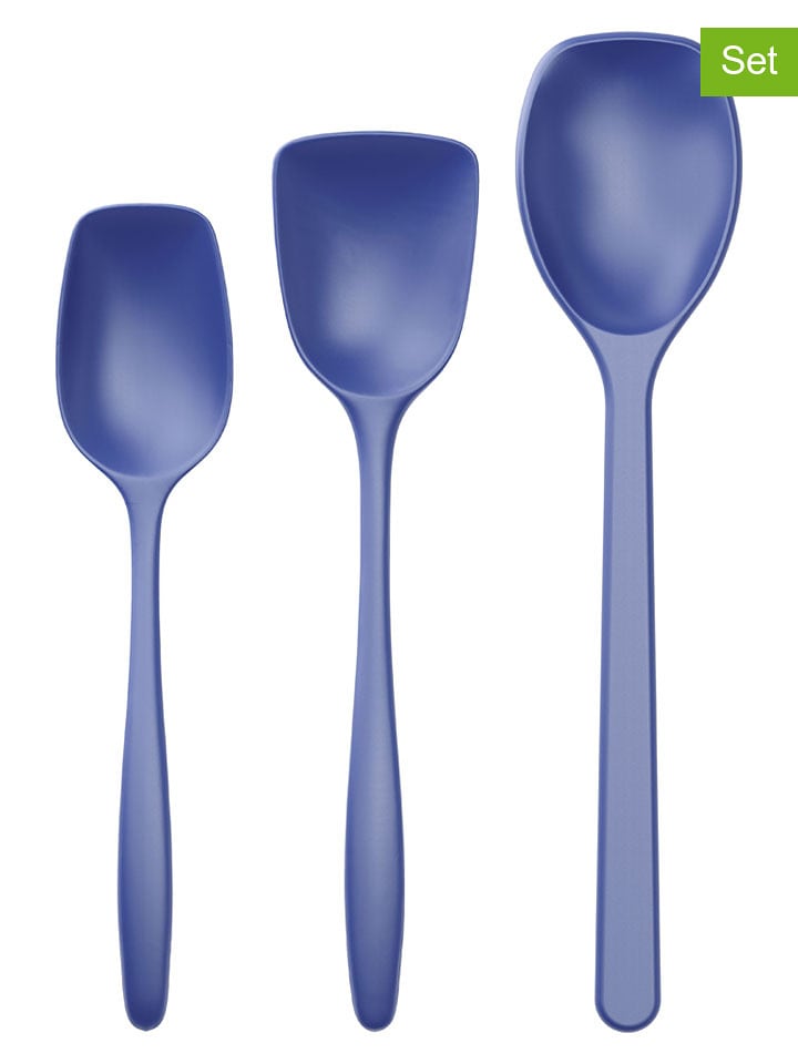 Rosti 3er-Set: Rührlöffel "Classic" in Blau - onesize