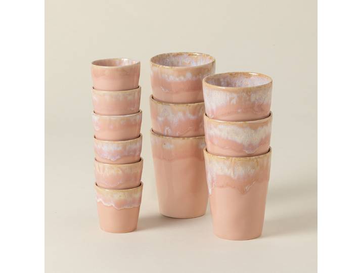 Tassenset Grespresso Typ A 12-teilig Pink/Pink
