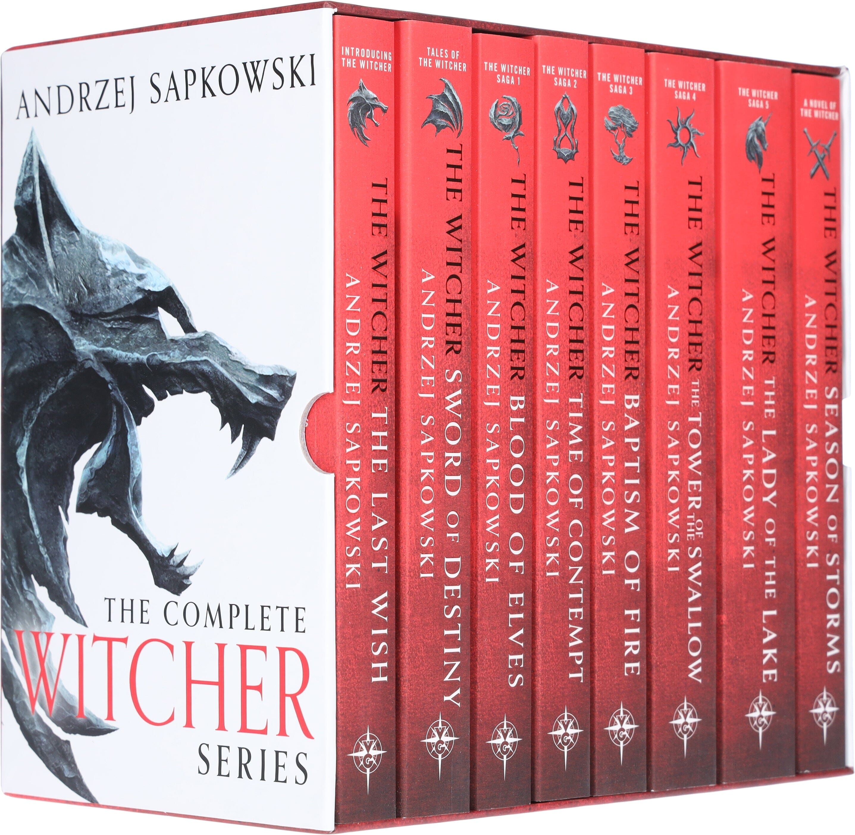 The Complete Witcher Series By Andrzej Sapkowski 8 Books Box Set Collection - Fiction - Paperback Hachette