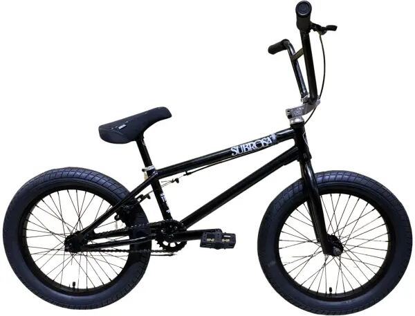 Subrosa Tiro 18" BMX Freestyle Bike Kinder (18.5" - Ed Black/Silver)