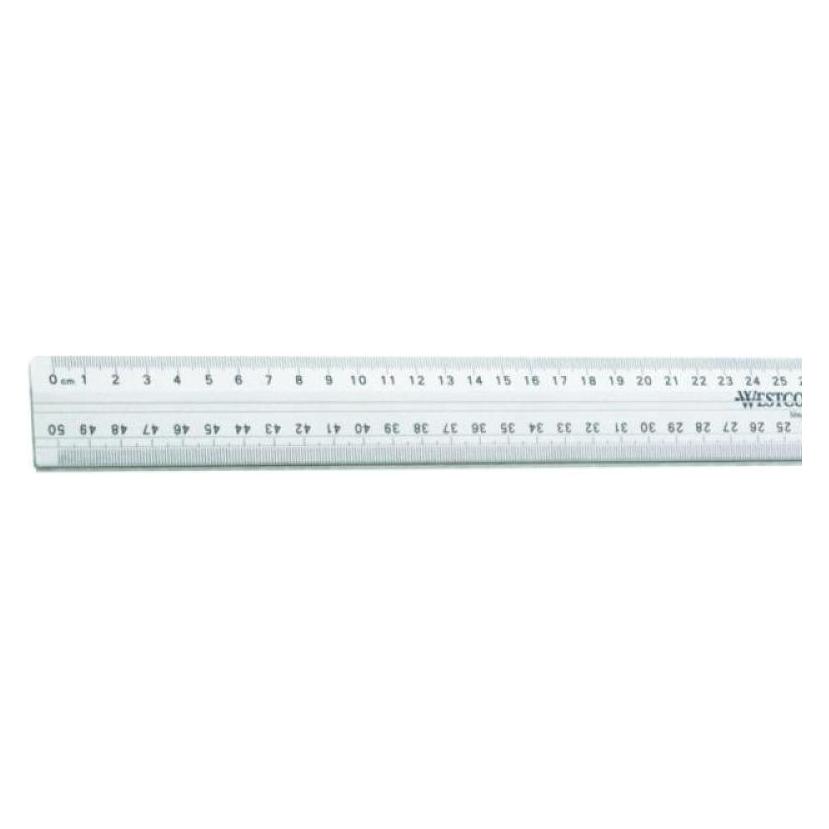 Westcott Schneidmassstab 50cm (50 cm, Aluminium) (62350214)