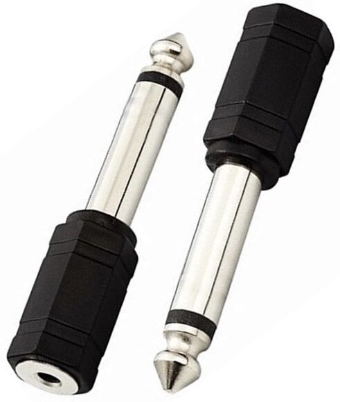 EDC Ficha Adaptadora Jack 3,5mm F. Mono - Jack 6,3mm M. Mono