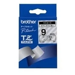 BROTHER TZe-121 schwarz auf clear 9mm