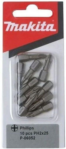 Makita P-06052 Embout PH2, 25mm, 10 pcs