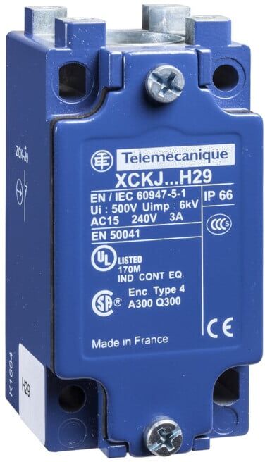 Telemechanique Sensors Boîtier de contact auxiliaire Monoblock Métal ZCKJ9H29 (ZCKJ9H29)