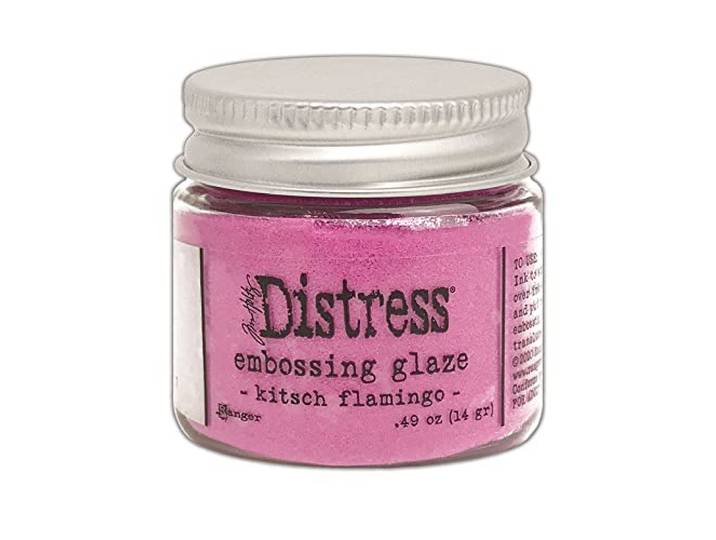 Tim Holtz - Ranger Tim Holtz-Distress Embossing Glaze-Kitsch Flamingo, 1 pin